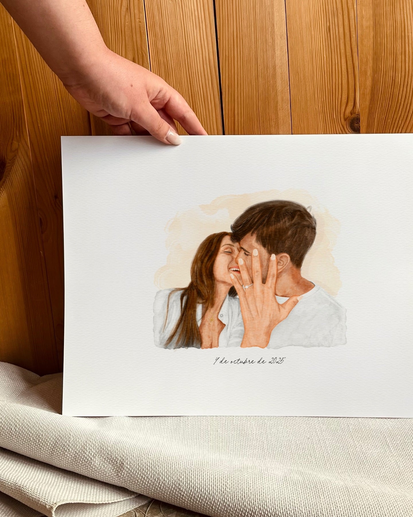 Ilustración personalizada Personas Detalladas
