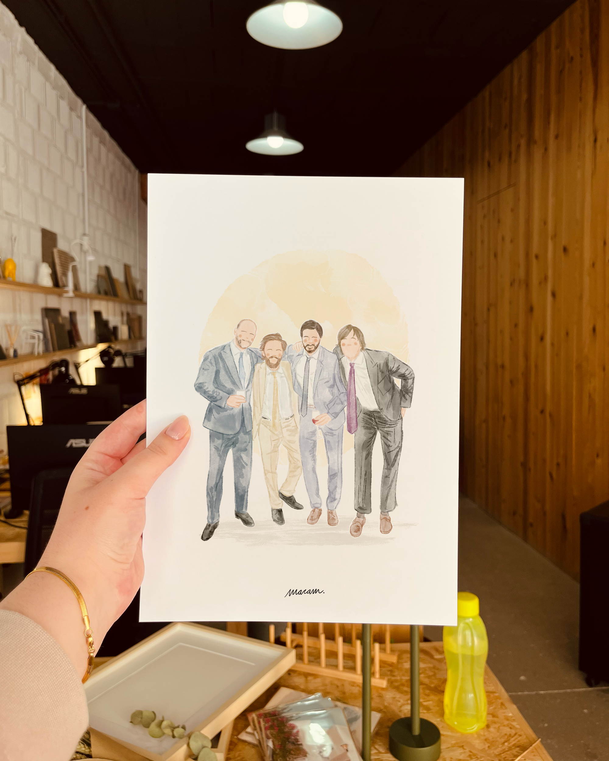 Ilustración personalizada sin rasgos