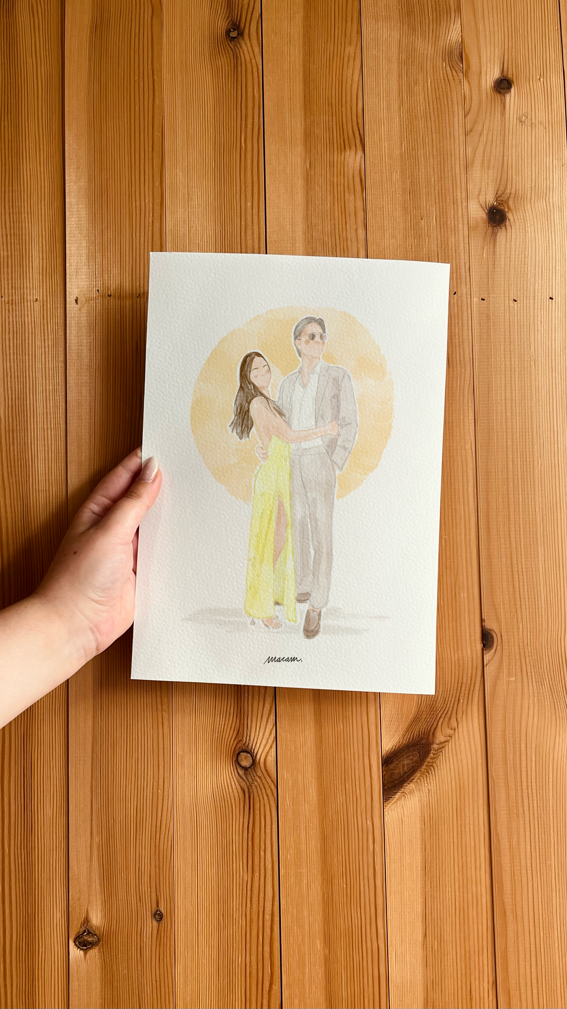 Ilustración personalizada sin rasgos